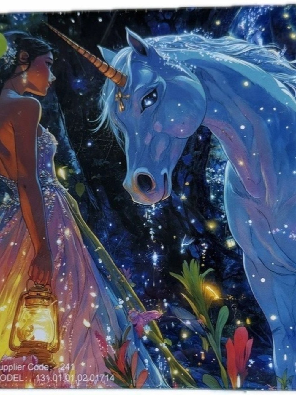 Unicorn Fantasy Jigsaw Puzzle 500-Piece Puzzle Blue Multicolor NWT